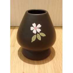 Porta Frustino Nero con Fiore
