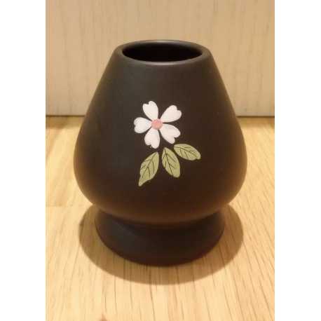 Porta Frustino Nero con Fiore