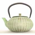 Teiera in Ghisa_Verde acqua-Oro 600ml