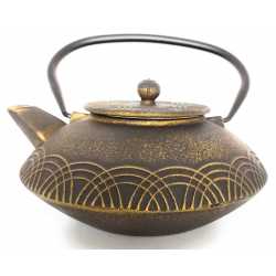 Teiera in Ghisa_Nero-Oro 1000ml