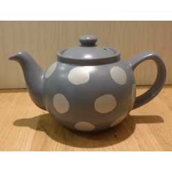 Teiera Inglese_A pois argento