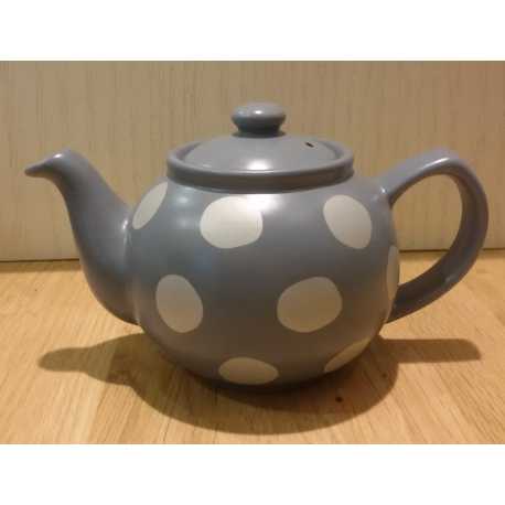 Teiera Inglese_A pois argento
