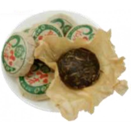 Pu’er black mini tuo sheng 2008